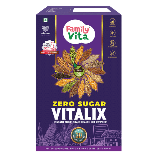 FamilyVita Health Mix Powder by VITALIX – 100% Natural Nutritional Powder Drink - Arbanox