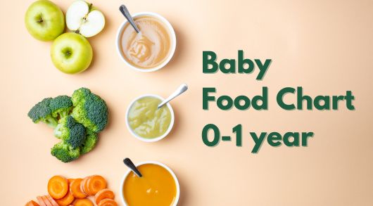 Baby Food Chart: Feeding Guide for Your Baby's First Year