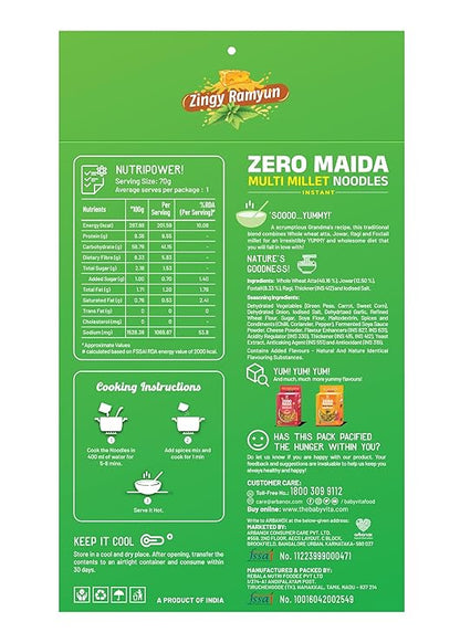 Peri-Peri | Zingy Ramyun | Desi-Masala (Pack of 1)