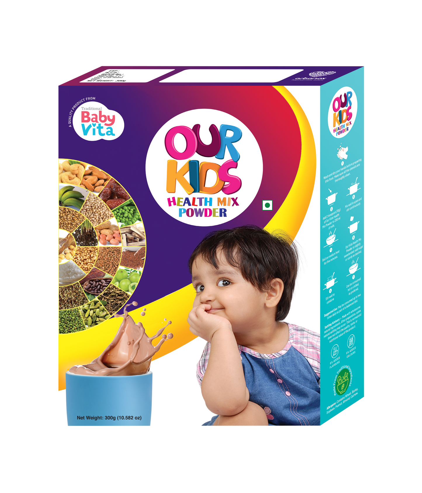 Our Kids Health Mix Powder - Multigrain Health Drink