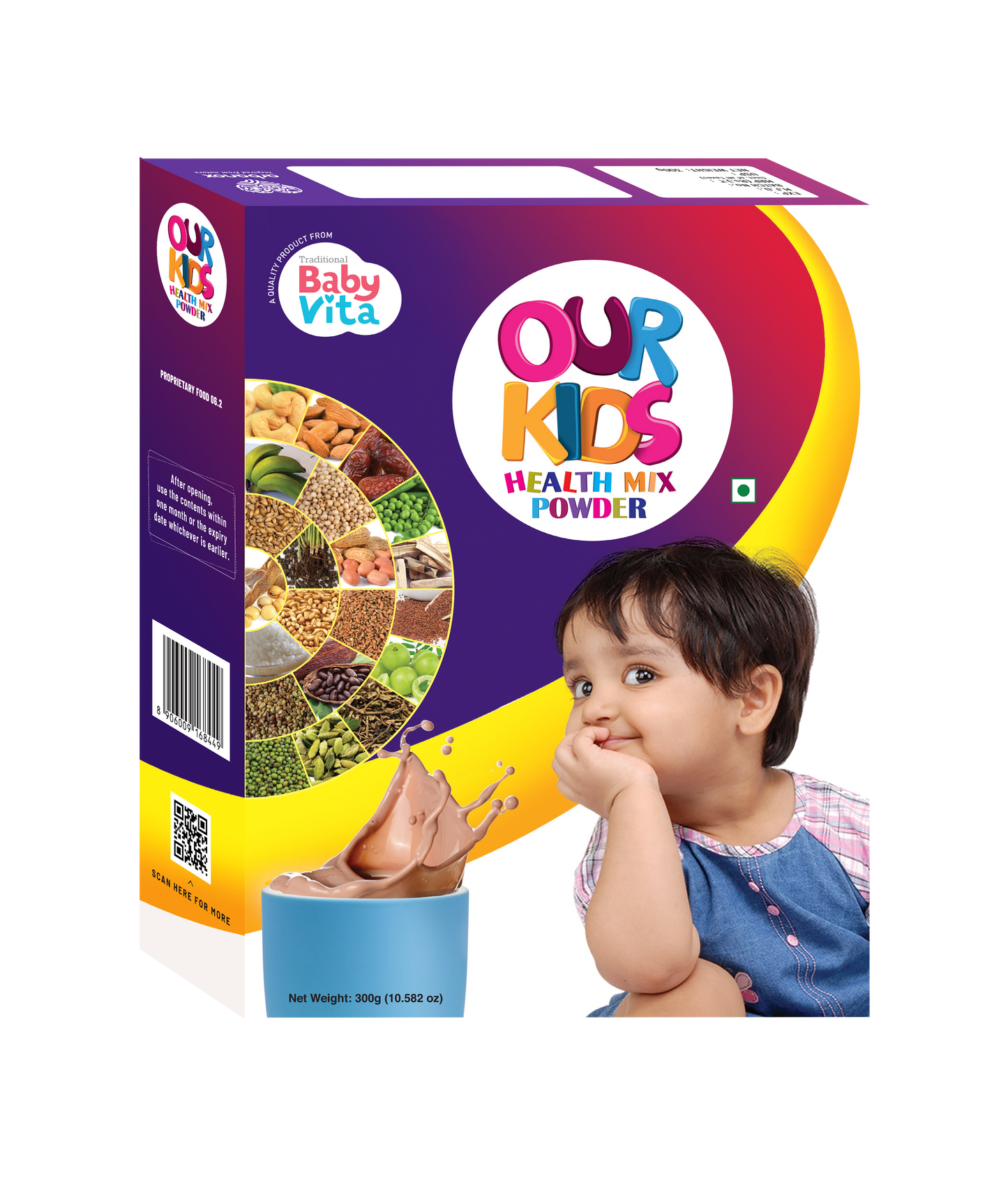 Our Kids Health Mix Powder - Multigrain Health Drink