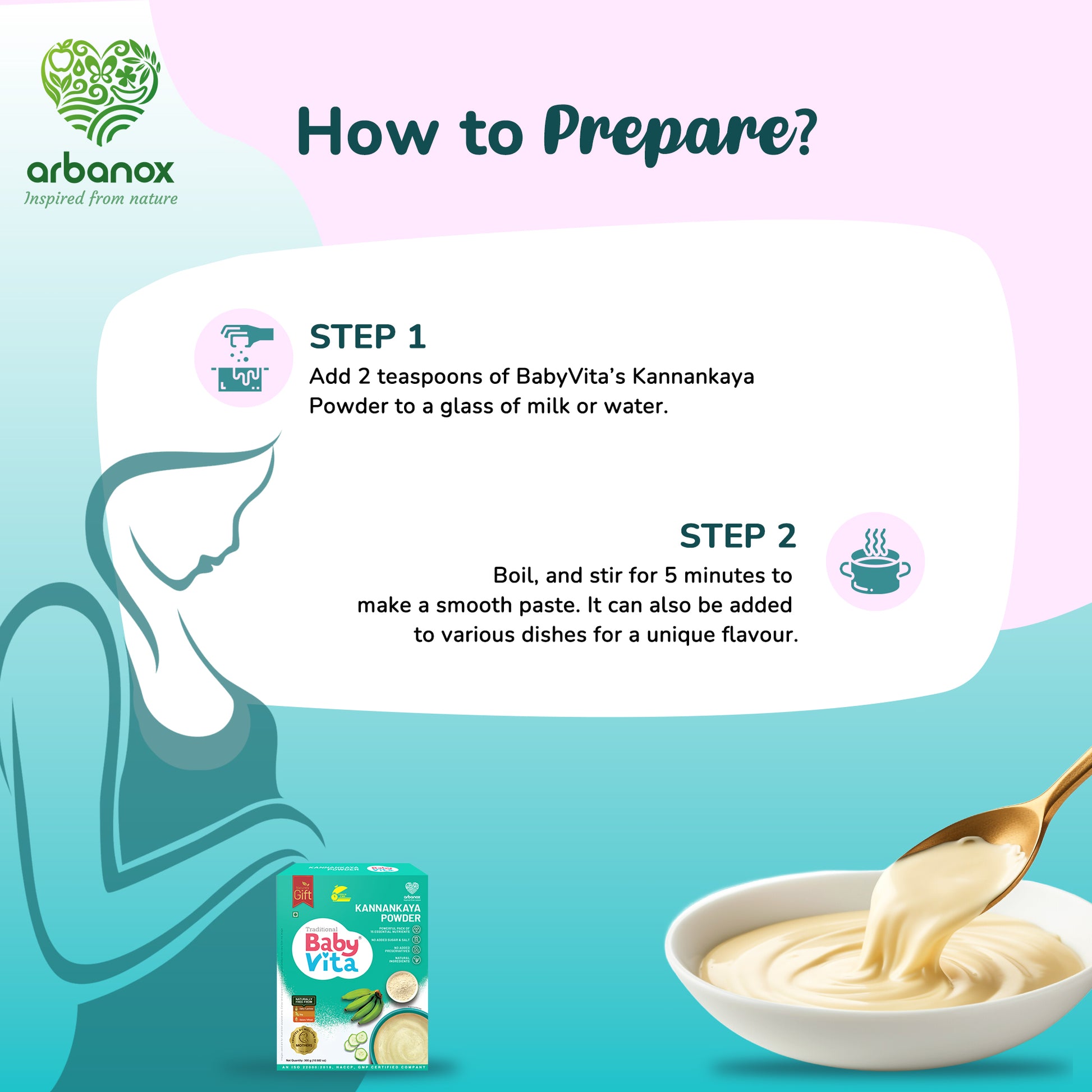 Immune-boosting BabyVita Kannankaya Powder - How To Prepare