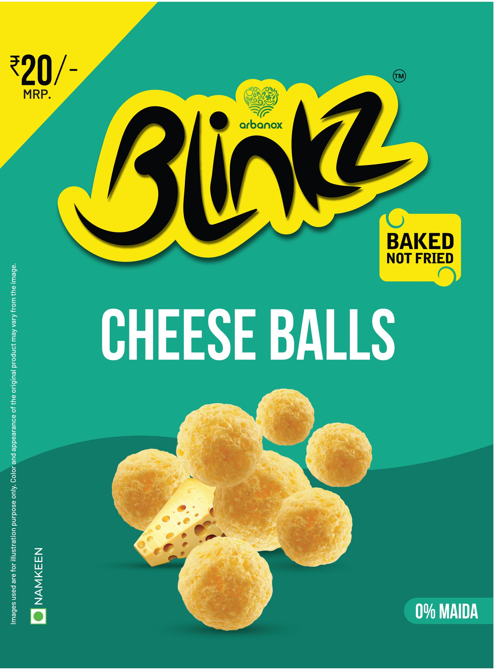Healthy cheese balls – Baked corn cheese ball snack