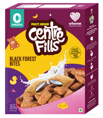 Centre Fills Black Forest Bites – Zero Maida, Multi-Grain Nutritious Snack by Arbanox