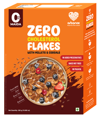 Zero Cholesterol Flakes with Millets and Cereals