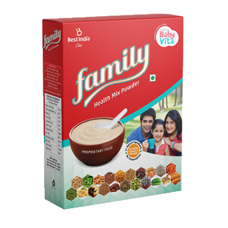 Arbanox Family Health Mix – Nutritious Health Mix for Family Wellness - Blend of powdered cereals, millets, beans, nuts, vegetables, fruits, and spices