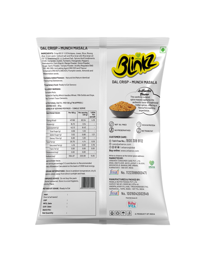 Crunchy & protein-rich crisps and snacks