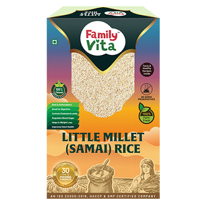 Little Millet Rice for a healthy diet - FamilyVita