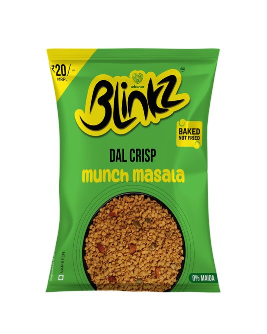 Blinkz Dal Crisp - Munch Masala | Pack of 6