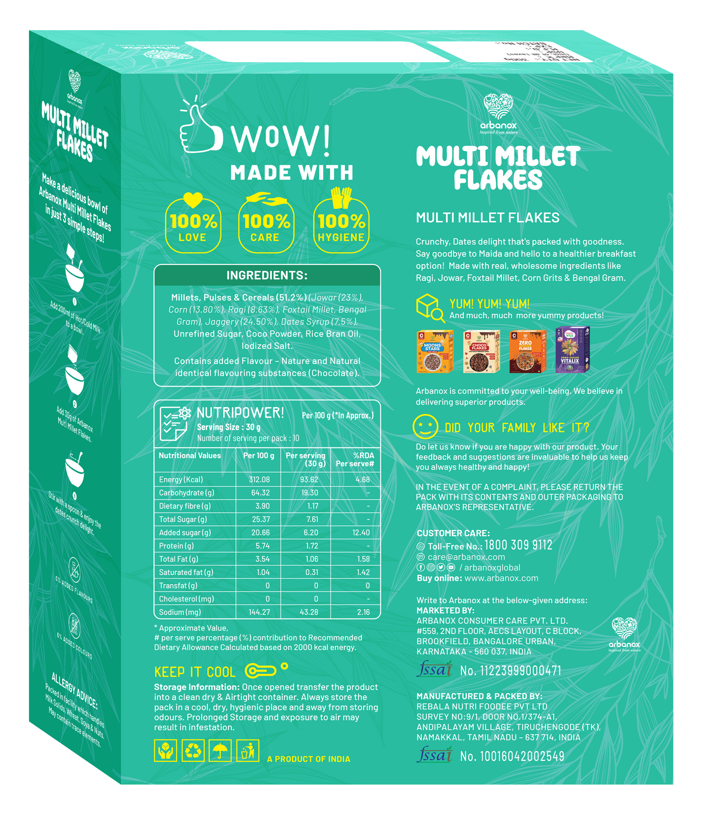 Buy millet flakes online for a wholesome diet