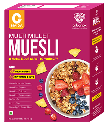 Multi Millet Muesli for a healthy breakfast - Arbanox