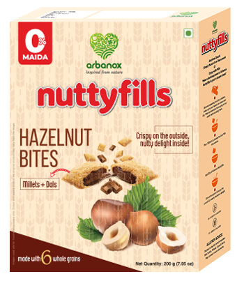 Nuttyfills Hazelnut Bites – A nutritious and crispy snack - Arbanox