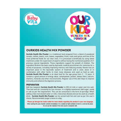Our Kids Health Mix – Traditional Multigrain Health Drink with 21 Natural Ingredients