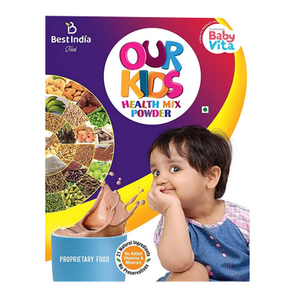 BabyVita Our Health Mix For Kids - 21 Healthy Ingredients, Rich in Fibre,  High Source of Carbohydrates - Arbanox