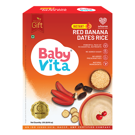 BabyVita Red Banana Dates Rice – Arbanox BabyVita Nutritious Meal - Arbanox
