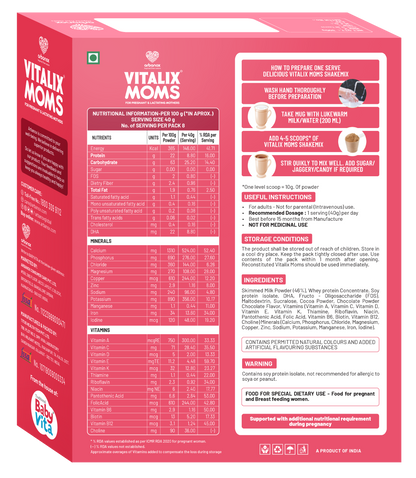 VITALIX MOMS for Lactating and Pregnant Mothers