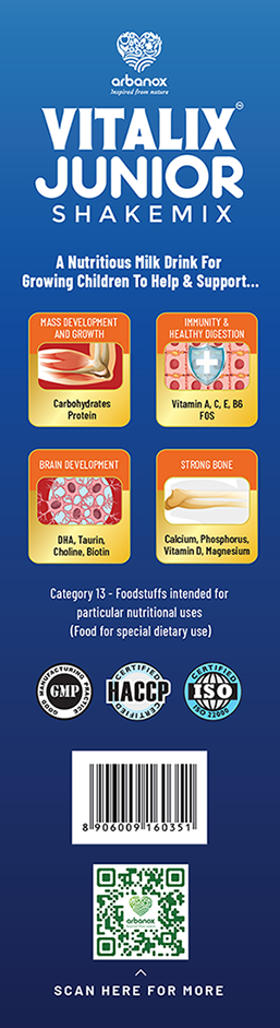 Best Nutritional Shake Mix – Supports Brain Development and Strong Bones., Packed with 45 essential nutrients, including prebiotics, milk protein, calcium, and DHA