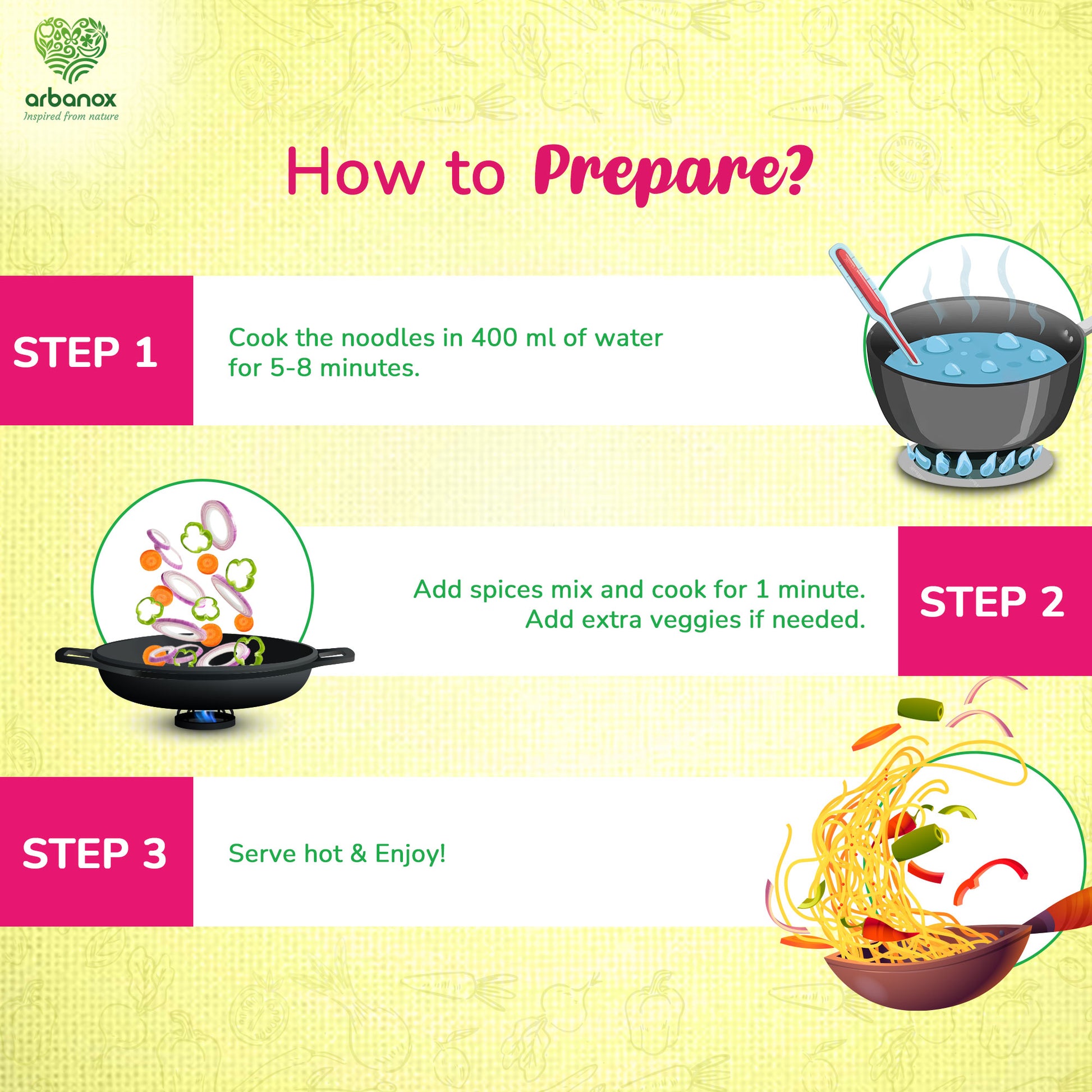 Healthy & Delicious Zingy Ramyun Millet Noodles – Zero Maida, Full Flavor - How To Prepare